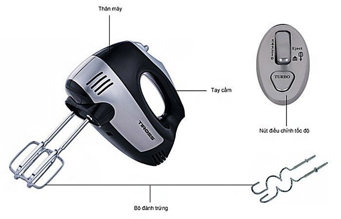 MÁY ĐÁNH TRỨNG TIROSS TS5400 MÁY ĐÁNH TRỨNG TIROSS TS5400